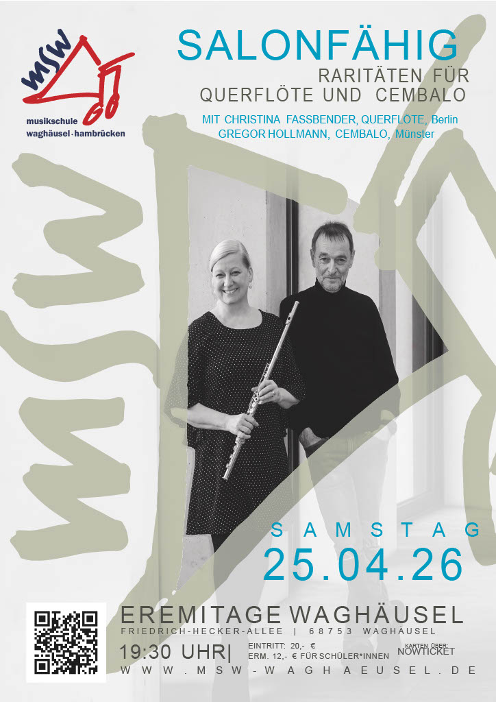 Salonfähig Konzert mit Christina Fassbender und Gregor Hollmann