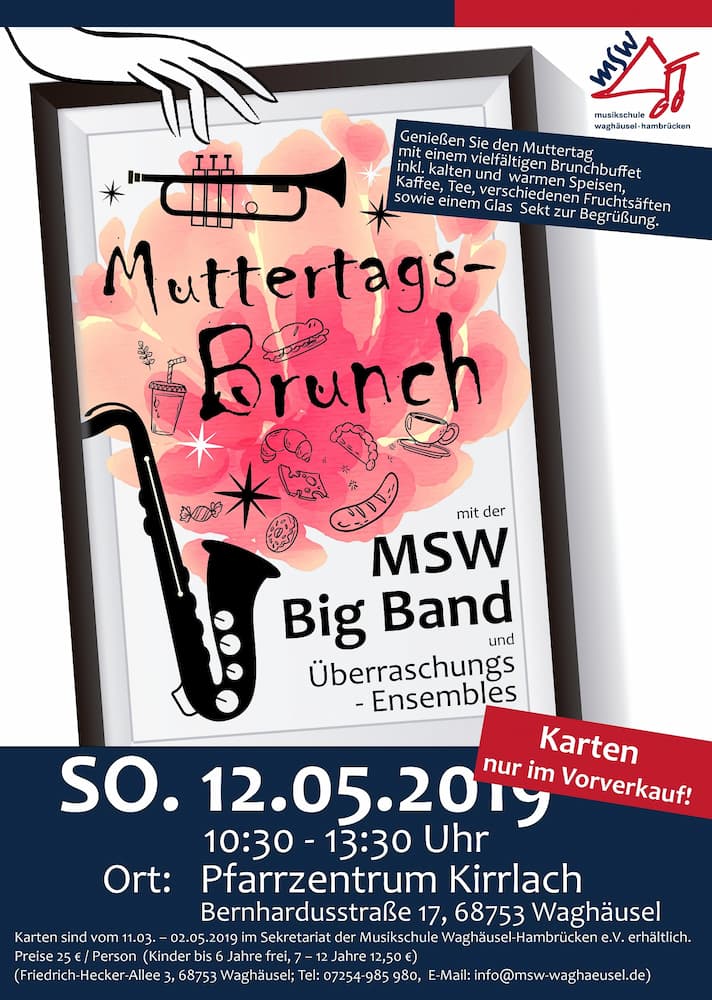 Beswingter Brunch zum Muttertag